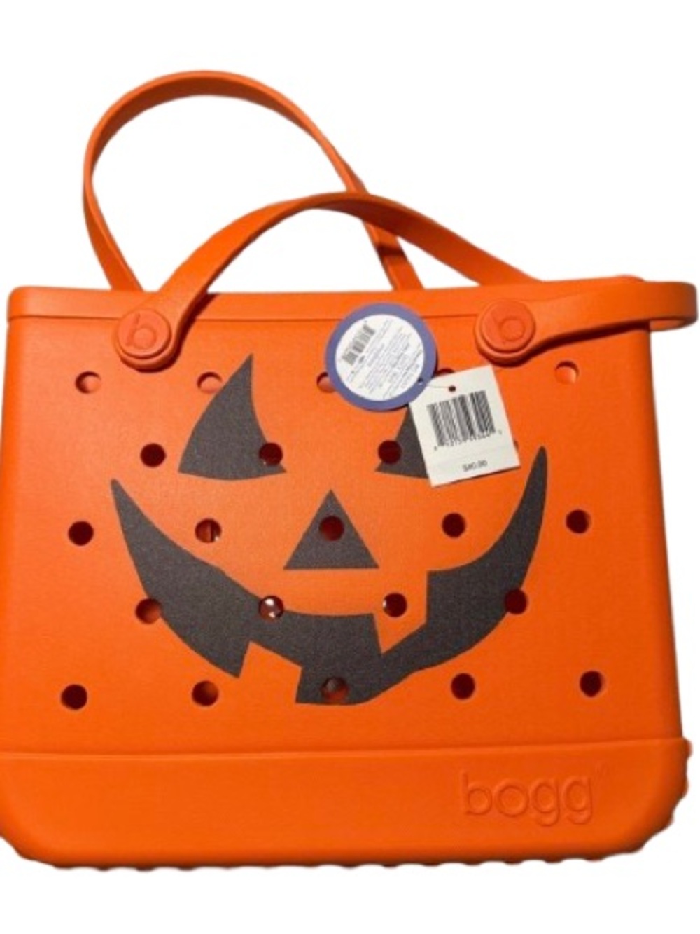 Limited Edition! Baby BOGG BAG Orange Halloween Jack-O'-Lantern Tote